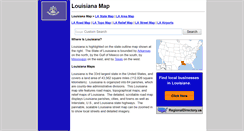 Desktop Screenshot of louisiana-map.org